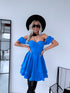 Dress with corset top "Felicita" - blue